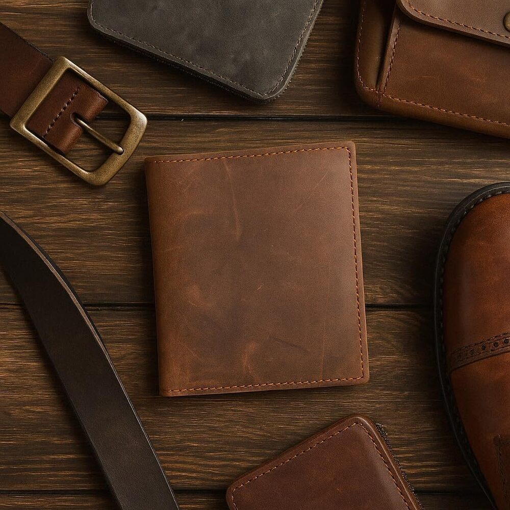 4439 Bifold Leather RFID Blocking Wallet & | Leather Holder With 20 Slots - Picture 5 of 9
